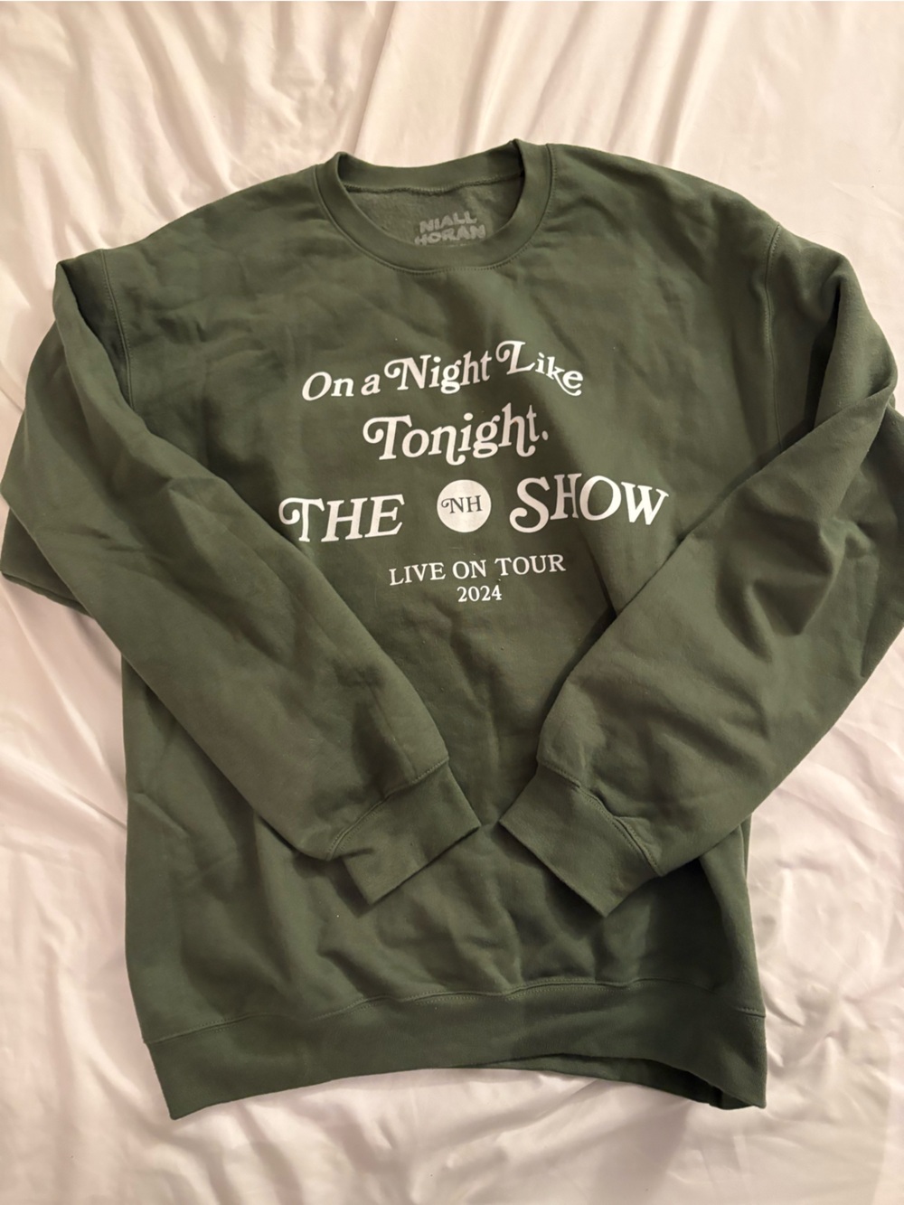 Niall Horan “On A Night Like Tonight” Green Crewneck